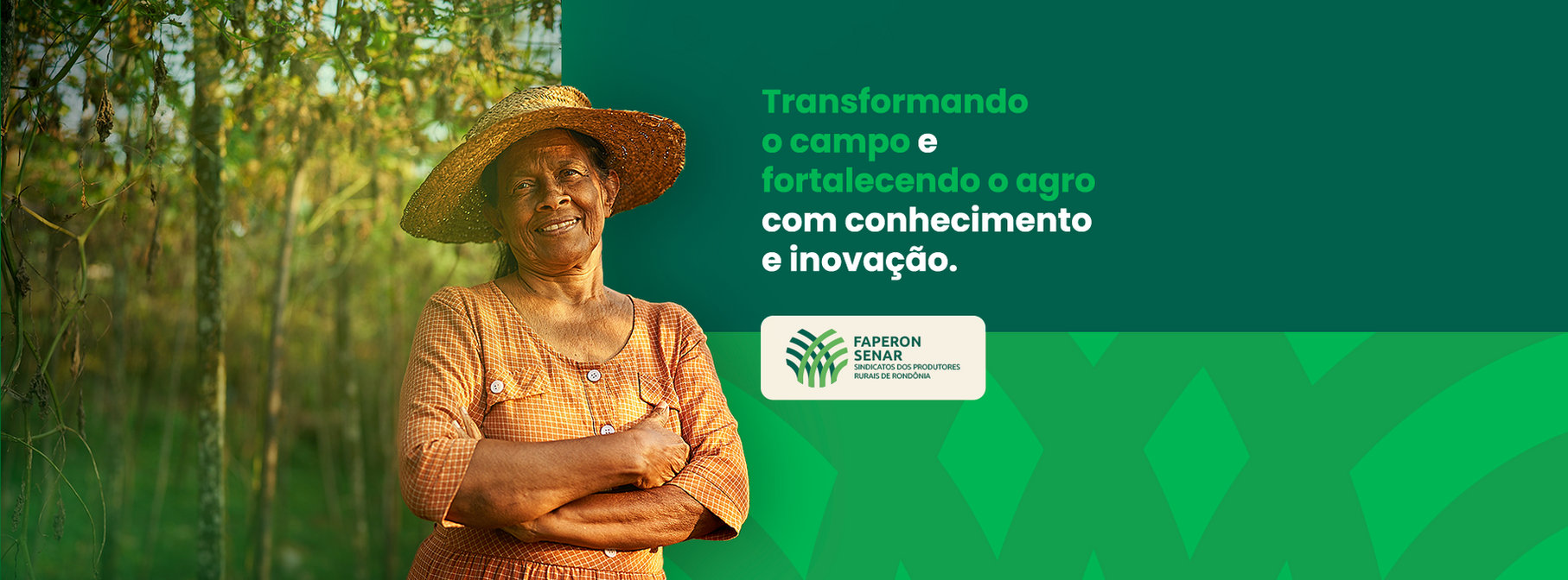 Transformando o campo e fortalecendo o agro com conhecimento e inovação. FAPERON SENAR, Sindicatos dos Produtores Rurais de Rondônia.